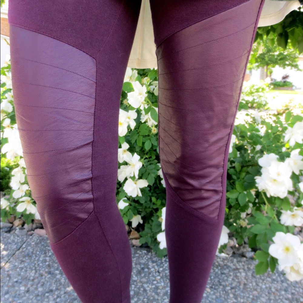 All About Eve leather panel leggings